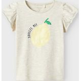 Top - Glitterprint - Jersey - Korte Mouwen - Regular Fit