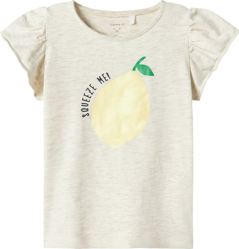 Top - Glitterprint - Jersey - Korte Mouwen - Regular Fit