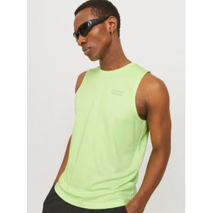 Shirt - Effen - Jersey - Ronde Hals - Mouwloos - Normale Pasvorm