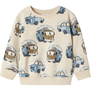 NAME IT - NMMDIBBO - Sweatshirt - Los Model - Ronde Hals - Katoen/Elastaan