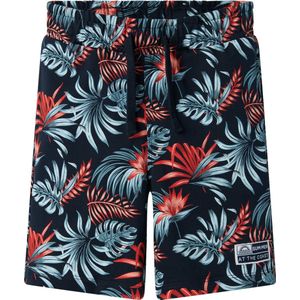 Name It Kids - Korte Broek - Donkerblauw/Rood/Lichtblauw - 100% Katoen