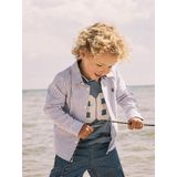 Top - Ronde Hals - Korte Mouwen - Rubberprint - 100% Katoen - Organisch