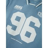 Top - Ronde Hals - Korte Mouwen - Rubberprint - 100% Katoen - Organisch