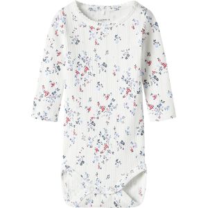 Biologisch Katoen - Romper - Pointelle - Lange Mouwen - All-over Print