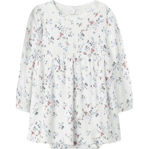 Jerseyjurken - Jurkje - All-over Print - Ronde Hals - Lange Mouwen