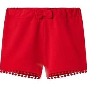 Short - Blauw - Jersey - Verstelbare Taille - Regular Fit