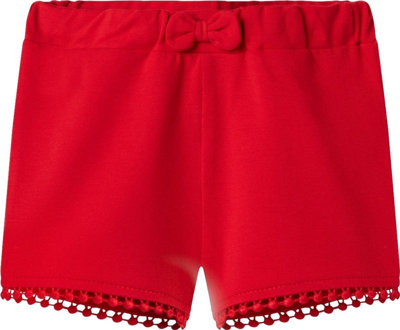 Short - Blauw - Jersey - Verstelbare Taille - Regular Fit