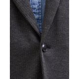 Interlock - Enkelrij Blazer - Grijs - 38% Katoen 62% Polyester 42% Viscose