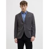 Interlock - Enkelrij Blazer - Grijs - 38% Katoen 62% Polyester 42% Viscose