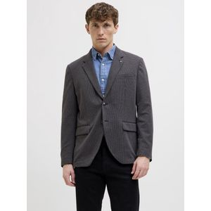 Interlock - Enkelrij Blazer - Grijs - 38% Katoen 62% Polyester 42% Viscose