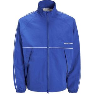 Tussenjassen - Effen - Gladde Stof - Opstaande Kraag - Lange Mouw