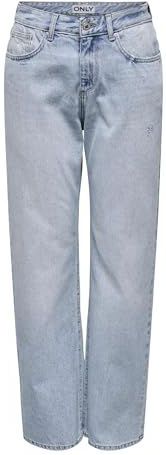 Onlella - Mid Waist Straight Fit - Jeans