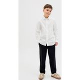 JACK & JONES Junior - Overhemd - Blauw - Popeline - Lange Mouwen