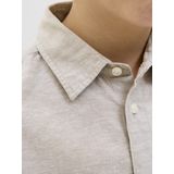 JACK&JONES JUNIOR JJEBREEZE Overhemd - Crockery - Linnenmix