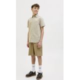 JJBreeze - Overhemd - Mélange - Katoen - Regular Fit - Kwartmouw