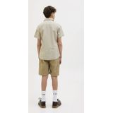 JJBreeze - Overhemd - Mélange - Katoen - Regular Fit - Kwartmouw