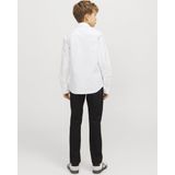 JACK & JONES JUNIOR JJEAXEL STRETCH SHIRT LS NOOS Jongens Overhemd - Blauw - Keperstof