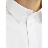JACK & JONES JUNIOR JJEAXEL STRETCH SHIRT LS NOOS Jongens Overhemd - Blauw - Keperstof