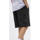 JACK&JONES JUNIOR JPSTTONY CO JJCARPENTER SHORTS - Black Stiching - Geweven Stoffen - Loose Fit