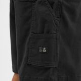 JACK&JONES JUNIOR JPSTTONY CO JJCARPENTER SHORTS - Black Stiching - Geweven Stoffen - Loose Fit