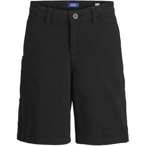 JACK&JONES JUNIOR JPSTTONY CO JJCARPENTER SHORTS - Black Stiching - Geweven Stoffen - Loose Fit