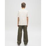 Cargobroek - Olive Night - Relaxed Fit - Normale Taillehoogte - Wijd