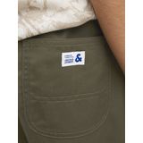 Cargobroek - Olive Night - Relaxed Fit - Normale Taillehoogte - Wijd