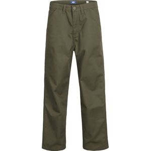 Cargobroek - Olive Night - Relaxed Fit - Normale Taillehoogte - Wijd