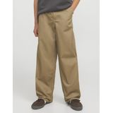 Jack & Jones Junior - Broek - Kaki - Polyester Katoen - Regular Waist