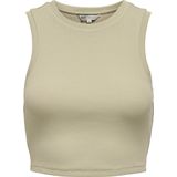 ONLY - ONLVILMA - Top - Beige - Mouwloos - Aansluitende Pasvorm