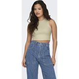 ONLY - ONLVILMA - Top - Beige - Mouwloos - Aansluitende Pasvorm