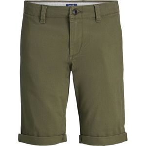 Bermuda - Dusty Olive - Regular Fit - Katoen