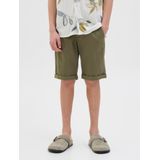 Jack & Jones Junior Chino-short JPSTDAVID - Chino-short - Dusty Olive - Katoen