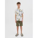 Jack & Jones Junior Chino-short JPSTDAVID - Chino-short - Dusty Olive - Katoen