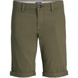 Jack & Jones Junior Chino-short JPSTDAVID - Chino-short - Dusty Olive - Katoen
