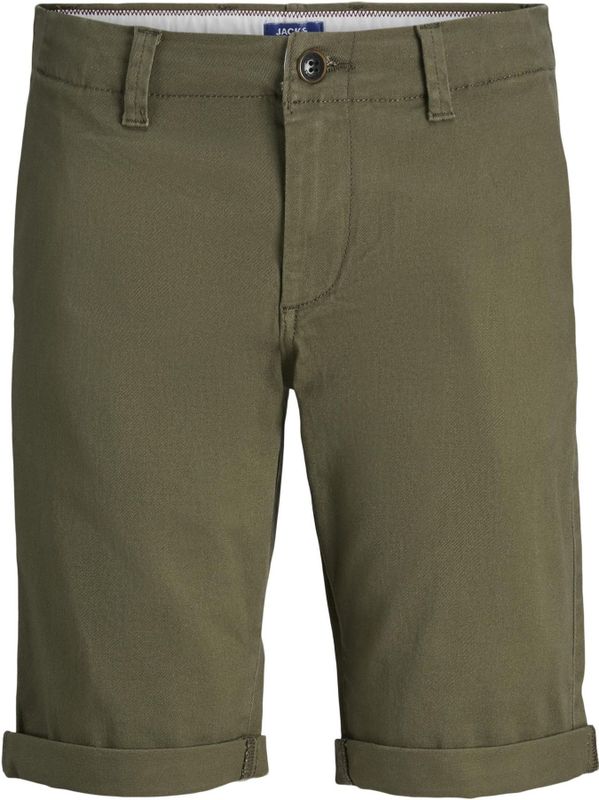 Jack & Jones Junior Chino-short JPSTDAVID - Chino-short - Dusty Olive - Katoen