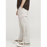 Cargobroek - Effen - Katoen - High Waist - Tapered