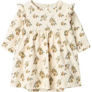 Jerseyjurken - Bloemenprint - Ronde Hals - Korte Lengte - Normale Pasvorm