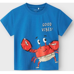 NAME IT Jongens Nmmfish Nreg Ss Top Box, Star Sapphire, 92