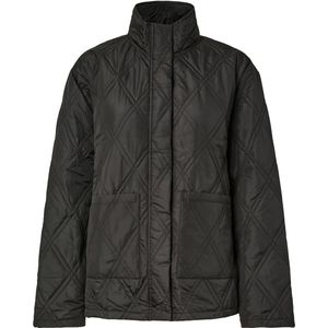 PIECES Pcmista Ls Quilted Jacket Pwp voor dames, zwart, M