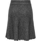 Jacqueline de Yong - Plooirok - Zwart - Fijn Gebreid - High Waist