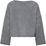 Jacqueline de Yong Trui Jdyrue Life Boat Neck Pull Knt 15336780 Chateau Gray Dames