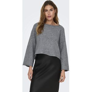 Jacqueline de Yong Trui Jdyrue Life Boat Neck Pull Knt 15336780 Chateau Gray Dames