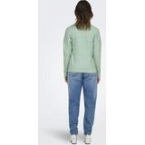 Only - Damestrui - Gemêleerd Lichen/W Melange - Regular Fit - V-hals