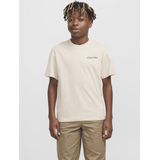 Jack & Jones Junior - JJEBRADLEY GRAPHIC TEE SS O-NECK - T-shirt - Moonbeam - Katoen