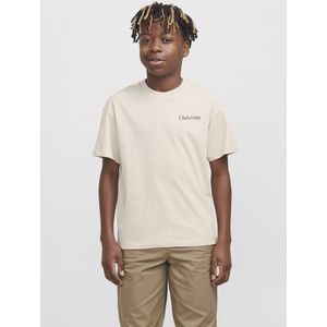Jack & Jones Junior - JJEBRADLEY GRAPHIC TEE SS O-NECK - T-shirt - Moonbeam - Katoen
