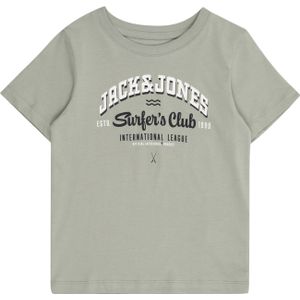 JACK & JONES MINI Shirt  kaki / zwart / wit