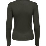 Jdy - Mila L/S O-Neck Top - Roze - Slim Fit - Lange Mouwen