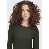 Jdy - Mila L/S O-Neck Top - Roze - Slim Fit - Lange Mouwen