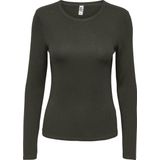 Jdy - Mila L/S O-Neck Top - Roze - Slim Fit - Lange Mouwen